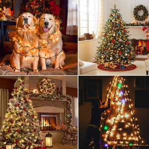Avoalre Luci di Natale 1000 LEDs 25M, Catena Luminosa 8 Modalità Impermeabile IP44 Luci Albero di Natale Decorative per Interno Esterno Natale Atmosfera Romantica Camera Festa Nozze, Bianco Caldo