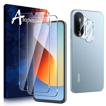 Carica l'immagine nel visualizzatore di Gallery, Anoowkoa 2+2 Pezzi Vetro Temperato per Xiaomi Redmi A7 Pro/Poco C81/Poco C81 Pro 4G + Fotocamera Pellicola Protettiva,Pr