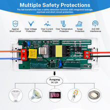 Carica l'immagine nel visualizzatore di Gallery, 36W LED Trasformatore da 240V a 12V 3A, Trasformatori Driver AC to DC, Senza Sfarfallio, LED Driver di Tensione Costante