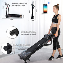 Carica l&#39;immagine nel visualizzatore di Gallery, ISE Tapirulan, Tapis Roulant Elettrico Pieghevole, Motore750W, Folding Treadmill con Schermo LCD per Velocità, Tempo, Distanza e Calorie, Ideale per Casa/Ufficio, Tapirulan Elettrico Offerte Bluetooth