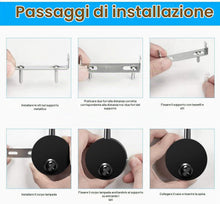 Carica l'immagine nel visualizzatore di Gallery, ledmo 2 Pezzi Lampade da Lettura LED a Parete 3W 3000K Nere Flessibili 360°