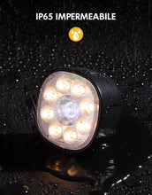 Carica l'immagine nel visualizzatore di Gallery, Babacom Luci Bicicletta LED Anteriore e Posteriore, [8+7 Modalità] Kit Luci Bici Ricaricabili USB, Super Luminose Luce Bici Impermeabile IP65, Biciclette Accessori per Bambini da Ciclismo, Bici Strada
