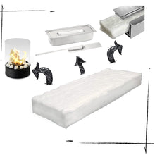 Carica l'immagine nel visualizzatore di Gallery, Spugna Ceramica Camino Bioetanolo Lana Ceramica Per Bioetanolo Accessori Per Camino Bioetanolo Fibra Ovatta Biocamino Ca