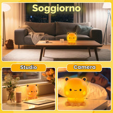 Carica l'immagine nel visualizzatore di Gallery, TaimeiMao Luce da Panda Touch, Lampada Comodino, Silicone Luci Notturna Panda, BubuDududuLuce Notturna Bambini, 5 Modali