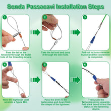 Carica l'immagine nel visualizzatore di Gallery, Sonda Passacavi 2 pezzi, Bomtop Sonda Passacavi Professionale 15 Metri +10 Metri Sonda Elettricista Sonda Passacavi Prof