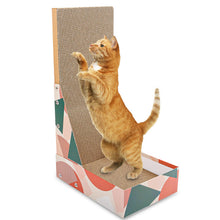 Carica l'immagine nel visualizzatore di Gallery, Tiragraffi per Gatti, Adulti Cat Multi-Scratch Cardboard Scratching Post, per Gatti a Forma di L Graffiatoio Gatto Scratching Board, Cartone Colonna Tira Graffi, per Pareti e Angoli