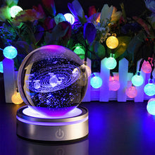 Carica l'immagine nel visualizzatore di Gallery, Base luminosa a LED, 2 pezzi di luci a LED, 6 colori, rotonde, con interruttore touch sensibile, base luminosa, base LED