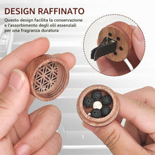 Carica l'immagine nel visualizzatore di Gallery, Diffusore di oli essenziali per auto, diffusore per aromaterapia, mini diffusori in legno, per oli essenziali, diffusore