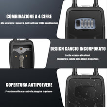 Carica l'immagine nel visualizzatore di Gallery, Diyife Cassetta di Sicurezza per Chiavi, [Capacità Maggiore-9 Chiavi]