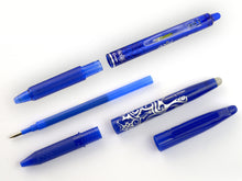 Carica l'immagine nel visualizzatore di Gallery, Pilot FriXion, 4 set da 3 Ricariche per penna cancellabile Frixion Ball e Frixion Ball Clicker, Colore blu, nero, rosso, verde, Punta Media