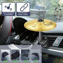 Carica l'immagine nel visualizzatore di Gallery, Mini Crash Becken Auto, Cymbal Ventilazione Dorata Gadget Auto