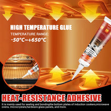 Carica l'immagine nel visualizzatore di Gallery, Colla Alte Temperatura, Silicone Nero Temperature, 2 Pezzi, 50ML