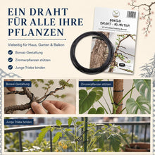 Carica l'immagine nel visualizzatore di Gallery, HAPPY SEED 10 m Filo per Bonsai in Alluminio anodizzato, Nero - Essenziale per Ottenere la Forma Desiderata del Bonsai -