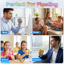 Carica l'immagine nel visualizzatore di Gallery, 4 Squishy Cubes Antistress 5 cm, Cubi Morbidi a Ritorno Lento da Spremere, Giocattoli Sensoriali Fidget per Bambini e Ad