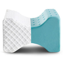 Carica l'immagine nel visualizzatore di Gallery, AOTOZE Cuscino ortopedico per gambe per chi dorme sul fianco, in memory foam, ergonomico, per ginocchia, 25 x 20 x 16 cm
