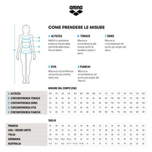 Carica l'immagine nel visualizzatore di Gallery, Arena Dynamo R Costume Intero Donna, Costume da Bagno Sportivo ad Asciugatura Rapida, Tessuto Maxfit Eco Resistente a Cloro e Sale, Protezione UV UPF 50+