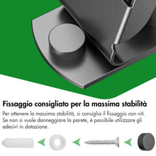 Carica l'immagine nel visualizzatore di Gallery, Radikor Portascope da Muro, Porta Scopa con 3 Supporti e 2 Ganci
