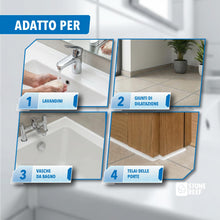 Carica l'immagine nel visualizzatore di Gallery, Spatola per Silicone Set 5 Pezzi Raschietto Lisciatore Fughe Bagno Cucina