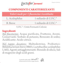 Carica l'immagine nel visualizzatore di Gallery, Lactofer Fermenti – Fermenti Lattici Probiotici in Flaconcini – Integratore Alimentare utile per l’Equilibrio della Flor