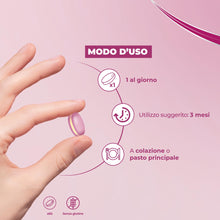 Carica l'immagine nel visualizzatore di Gallery, Bioscalin MENOPAUSA Integratore Alimentare per Capelli Voluminosi, Favorisce la Forza dei Capelli, Utilizzo 2 Mesi per D