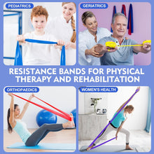 Carica l'immagine nel visualizzatore di Gallery, Fokky Elastici Fitness[Set di 4], 1.5M/1.8M Elastico Palestra