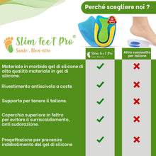 Carica l'immagine nel visualizzatore di Gallery, Talloniera in gel di silicone taglia S per proteggere il dolore al tallone e alleviare gli speroni del tallone, plantare da fascite plantare, spina calcaneare, la tendinite, talloniere scarpa