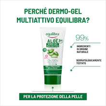 Carica l'immagine nel visualizzatore di Gallery, Equilibra Aloe Dermo-Gel Lenitivo a Base di Aloe Vera 98%, 150 ml