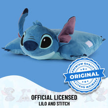 Carica l'immagine nel visualizzatore di Gallery, Cuscino Peluche 2 in 1 Disney Lilo e Stitch, Multiuso Extra Soffice con Chiusura a Strappo per la Cameretta dei Bambini,