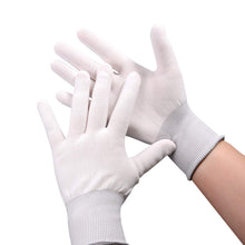 Carica l'immagine nel visualizzatore di Gallery, Ehdis 6 paia Nylon Guanti di montaggio antiscivolo senza cuciture, Guanti da lavoro per riparazioni, industria automobil
