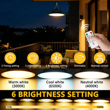 Carica l'immagine nel visualizzatore di Gallery, Lampada Solare da Esterno con telecomando, Lampada a Sospensione Solare