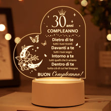 Carica l'immagine nel visualizzatore di Gallery, Regalo Donna 30 Anni, Regalo 30 Anni Donna, Idee Regali Uomo, Lampada