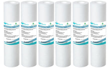 Carica l'immagine nel visualizzatore di Gallery, 6x AquaHouse 10" Cartuccia filtro acqua per sedimenti per osmosi inversa, palo alimentato ad acqua e filtrazione di part