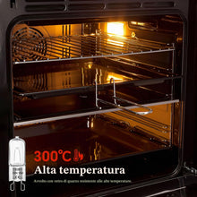 Carica l'immagine nel visualizzatore di Gallery, 5 Pezzi Lampadina Alogena G9 25W per Forno, Resistente Al Calore 300 Gradi, 260LM Bianco Caldo 2700K, Dimmerabile 230V, 