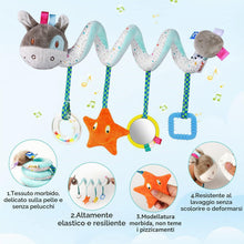 Carica l'immagine nel visualizzatore di Gallery, Vicloon Giocattolo per Passeggino, Giocattolo a Spirale per Culla con Sonagli, Specchio e Massaggiagengive, Passeggino E