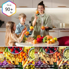 Carica l'immagine nel visualizzatore di Gallery, Wefomey 30 Metri Striscia LED Bianco Caldo 2700K-6500K, 24V Dimmerabile con Alimentata, Controllo App e Telecomando RF, 