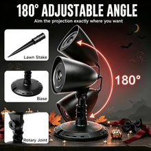 Carica l'immagine nel visualizzatore di Gallery, Proiettore LED Halloween Esterno 3D Dinamico Impermeabile con Timer