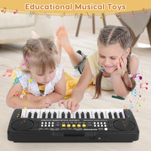 Carica l'immagine nel visualizzatore di Gallery, Pianola Tastiera Bambini, Tastiera Elettronica Portatile 37 Tasti con Micro