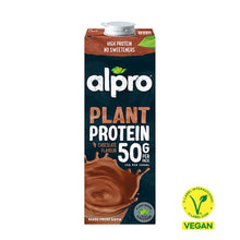 Carica l'immagine nel visualizzatore di Gallery, ALPRO PROTEIN 50g, Bevanda alla SOIA al gusto CIOCCOLATO, 100% vegetale con vitamine B2, B12 e D (8 confezioni x 1 Litro)