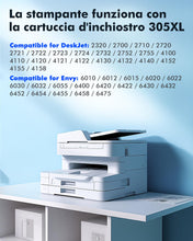 Carica l'immagine nel visualizzatore di Gallery, Heroil 305 Nero e Colore 305XL Cartucce d'inchiostro Sostituzione per HP 305 XL Nero e Colore per HP DeskJet 2710 2720 DeskJet Plus 4100 4110 4120 4130 Envy 6010 6020 6030 Envy Pro 6420 6430 (2-Pack)