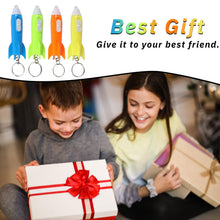 Carica l'immagine nel visualizzatore di Gallery, 30 mini torcia portachiavi luminosi per bambini - regali di compleanno per bambini, missili, piccoli regali