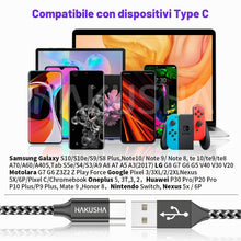 Carica l'immagine nel visualizzatore di Gallery, Cavo USB C [3 Metri] Cavo USB Tipo C Ricarica Rapida per iPhone 17/16/15