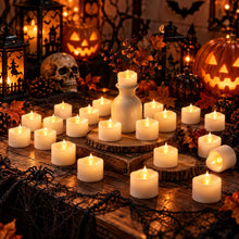 Carica l'immagine nel visualizzatore di Gallery, Da by 24 Pezzi Bougie LED Tè con Telecomando, Pile CR2032 Incluse, Senza Fiamma, per Decorazione Casa Matrimonio Festa