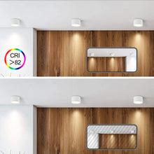 Carica l'immagine nel visualizzatore di Gallery, Faretti LED Soffitto 6W 560LM Faretti da Soffitto 4000K Luce Naturale Plafoniera led Soffitto Ø84x50mm Lampada da Soffit