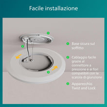 Carica l'immagine nel visualizzatore di Gallery, Philips LED SceneSwitch Lampada da Soffitto (15 W), 3 Livelli di Luminosità, Luce Bianca Calda, Illuminazione della Stan
