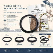 Carica l'immagine nel visualizzatore di Gallery, HAPPY SEED 10 m Filo per Bonsai in Alluminio anodizzato, Nero - Essenziale per Ottenere la Forma Desiderata del Bonsai -