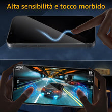 Carica l'immagine nel visualizzatore di Gallery, Vanrain Pellicola Privacy per iPhone 17e/16e, 2 Pezzi Anti Spy Vetro Temperato Con Installazione Automatica, Protezione 