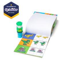 Carica l'immagine nel visualizzatore di Gallery, Melissa &amp; Doug Sticker WOW! Timbratore di Adesivi e Blocco Attività 24 Pagine, 300 Adesivi - Dinosauro, Gioco Educativo 