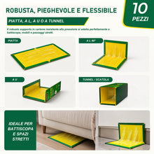 Carica l'immagine nel visualizzatore di Gallery, Trappole Scarafaggi 10 Pezzi Trappole per Blatte Cimici 31.5cm x 21cm