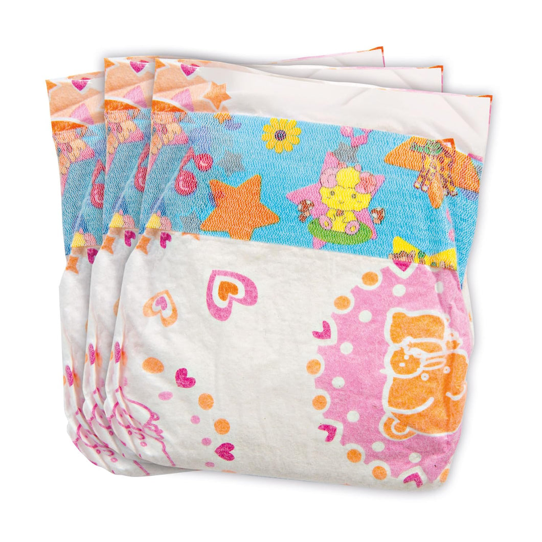 Heless 375 - Pannolini per Bambole, Dimensioni 28-35 cm, 3 Pezzi
