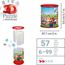 Carica l'immagine nel visualizzatore di Gallery, Ravensburger - Puzzle 3D Super Mario, Portapenne 57 Pezzi, Bambini 6+ Anni